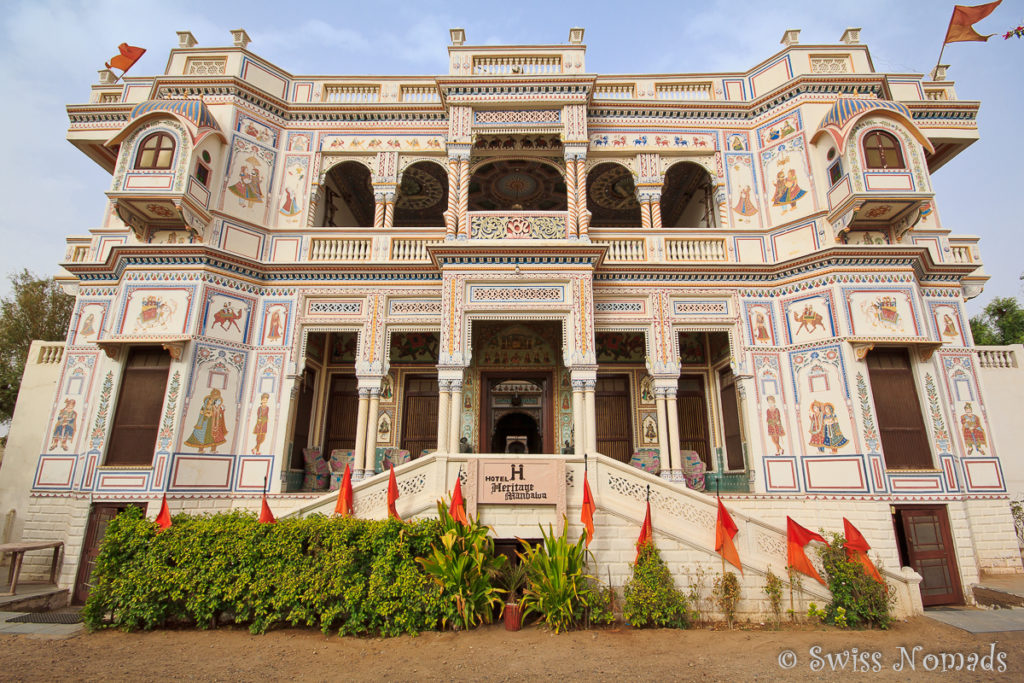 Das Hotel Heritage in Mandawa ist ein modern restauriertes Haveli