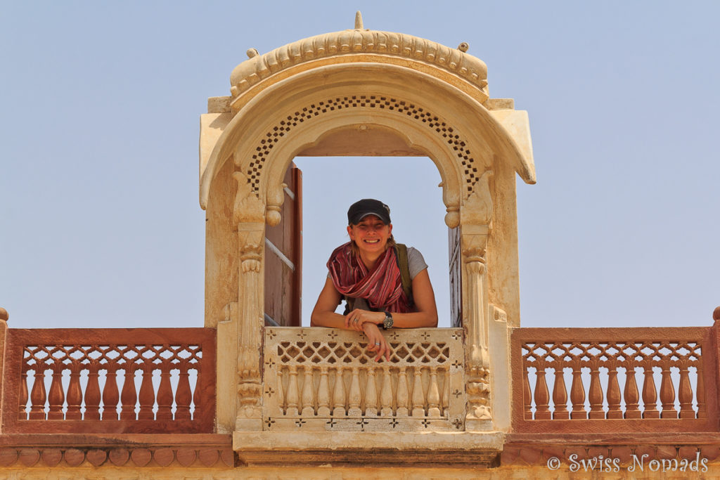 Auf dem Dach des Junagarh Fort in Bikaner