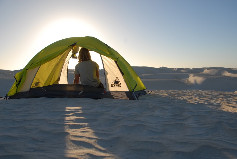 Campen am Strand Westaustralien