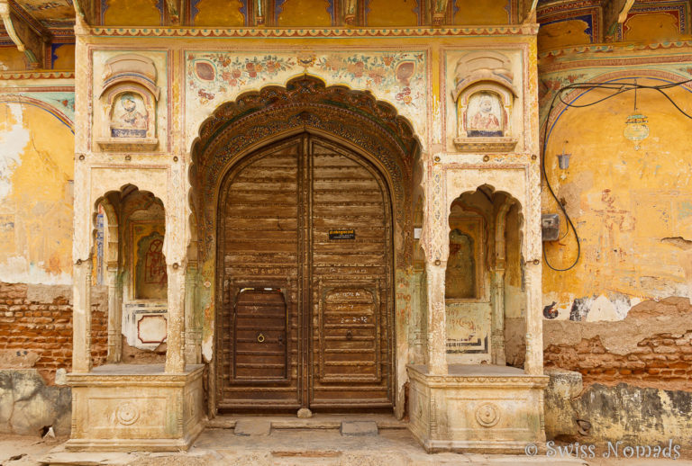 In der Shekawati Region in Rajasthan gibt es viele schöne Havelis