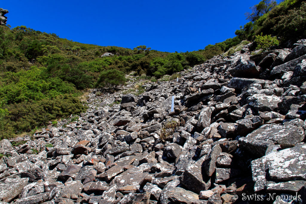 Aufstieg auf den Toolbrunup Peak