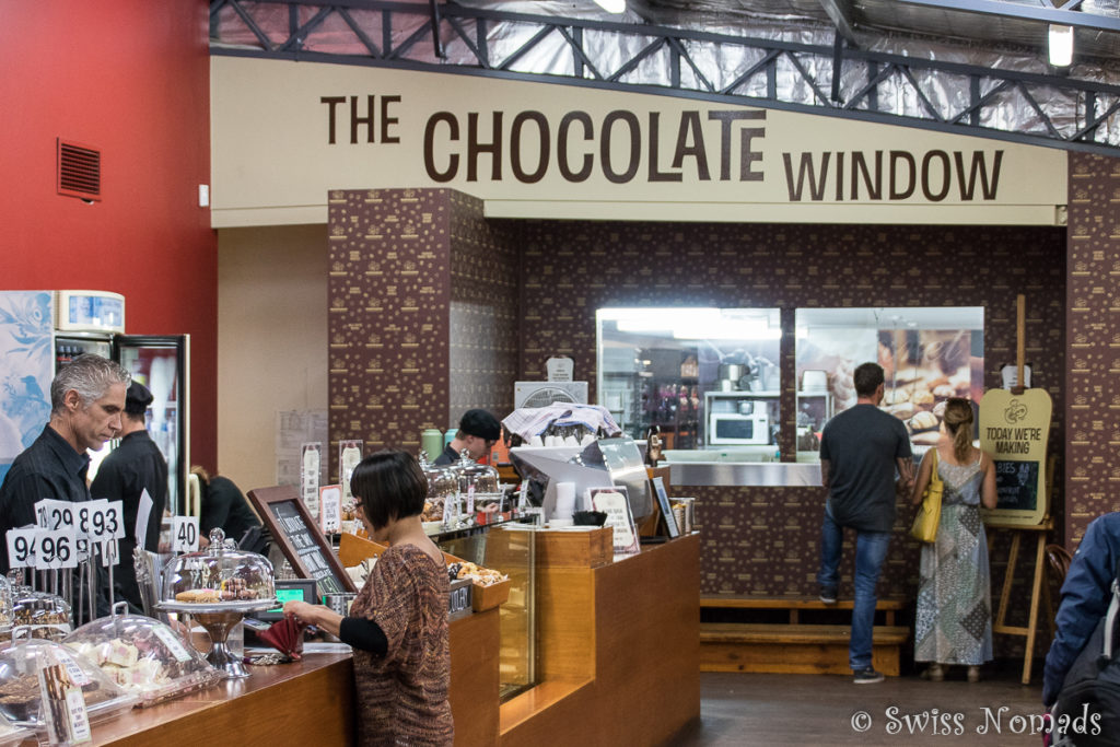 Berge von Schokolade in der Margaret River Chocolate Company