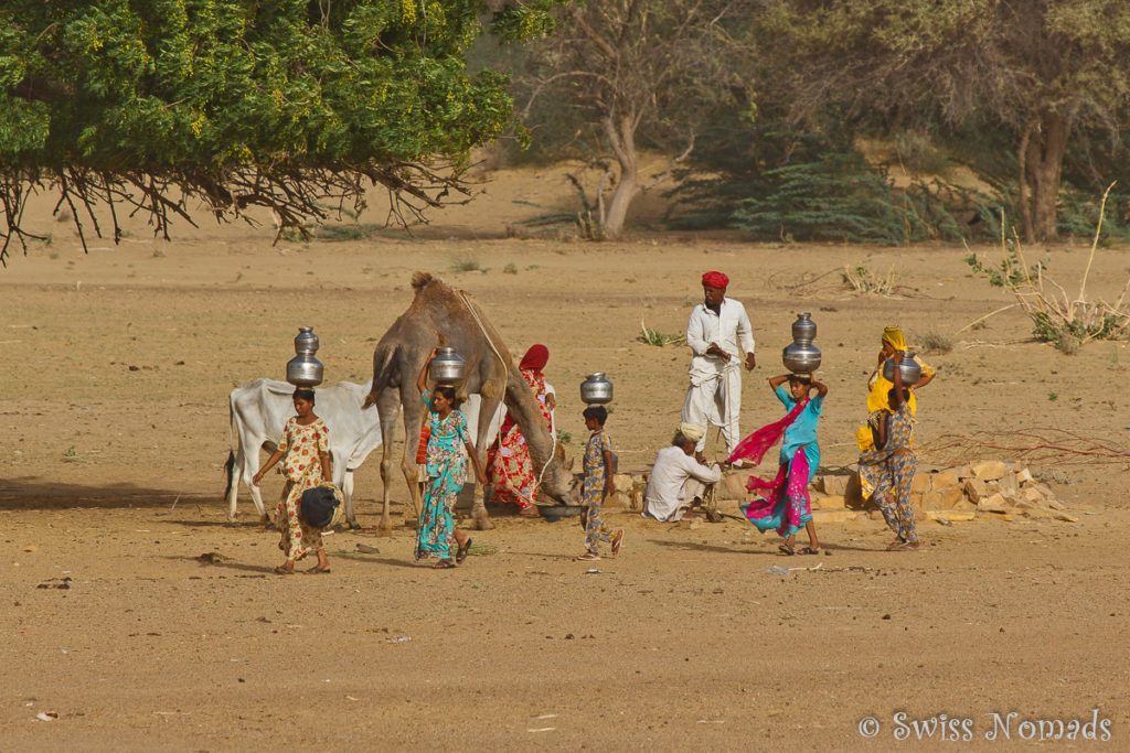 Ein Brunnen in der Thar Wüste in Rajasthan