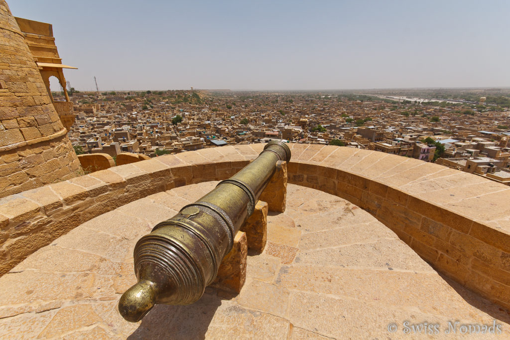 Die Kanone auf dem Jaisalmer Fort
