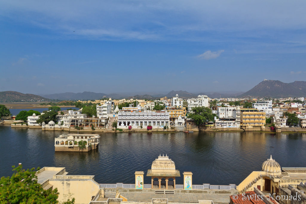 Die Aussicht von unserem Haveli in Udaipur