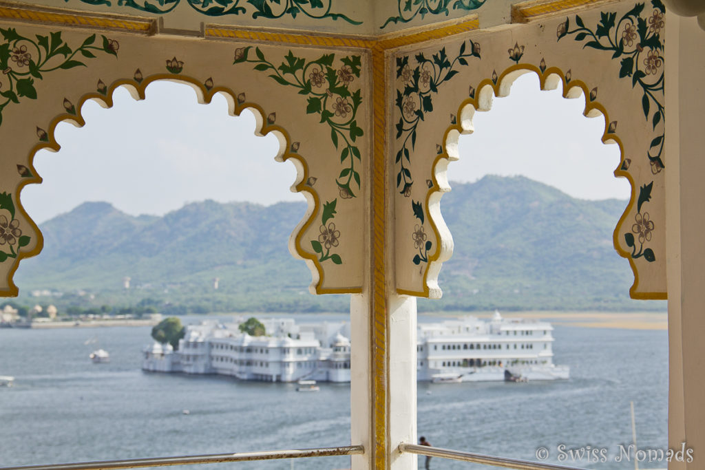 Die Aussicht auf den Pichola See in Udaipur