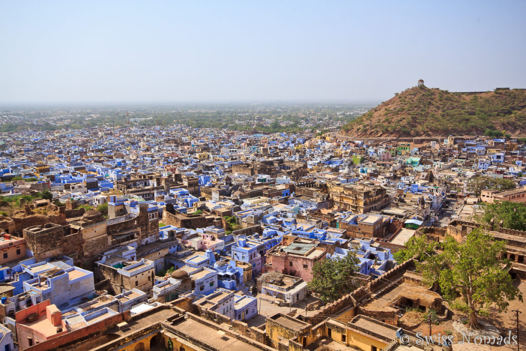 Die Stadt Bundi in Rajasthan