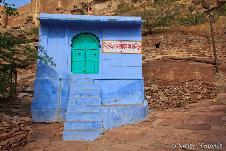Jodhpur in Rajasthan ist auch als die blaue Stadt bekannt