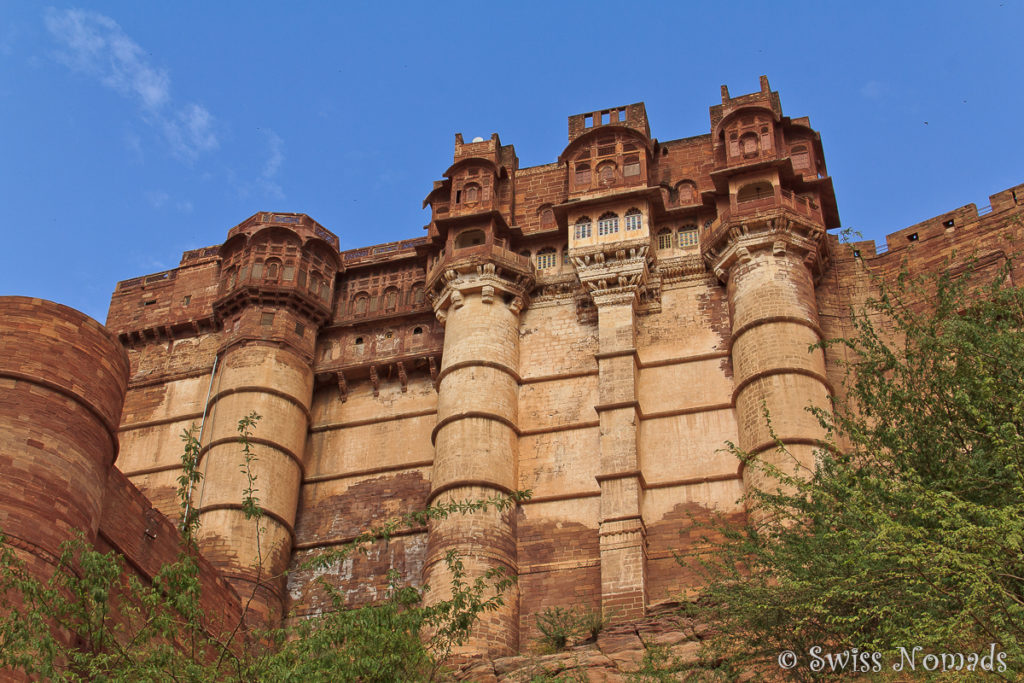 Das Fort ist eine der Sehenswürdigkeiten in Jodhpur