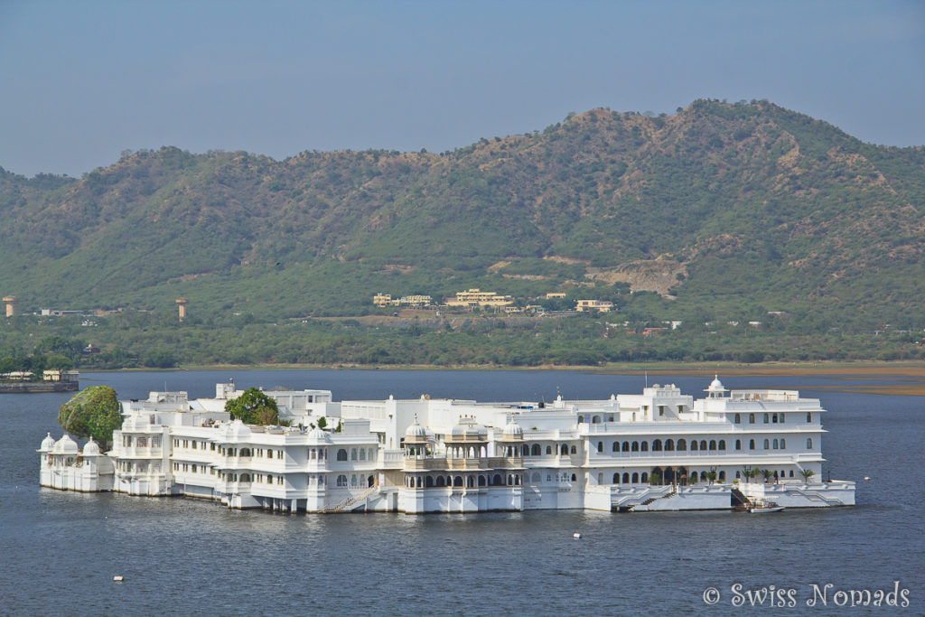 Der Lake Palace ist eine der bekanntesten Sehenswürdigkeiten in Udaipur