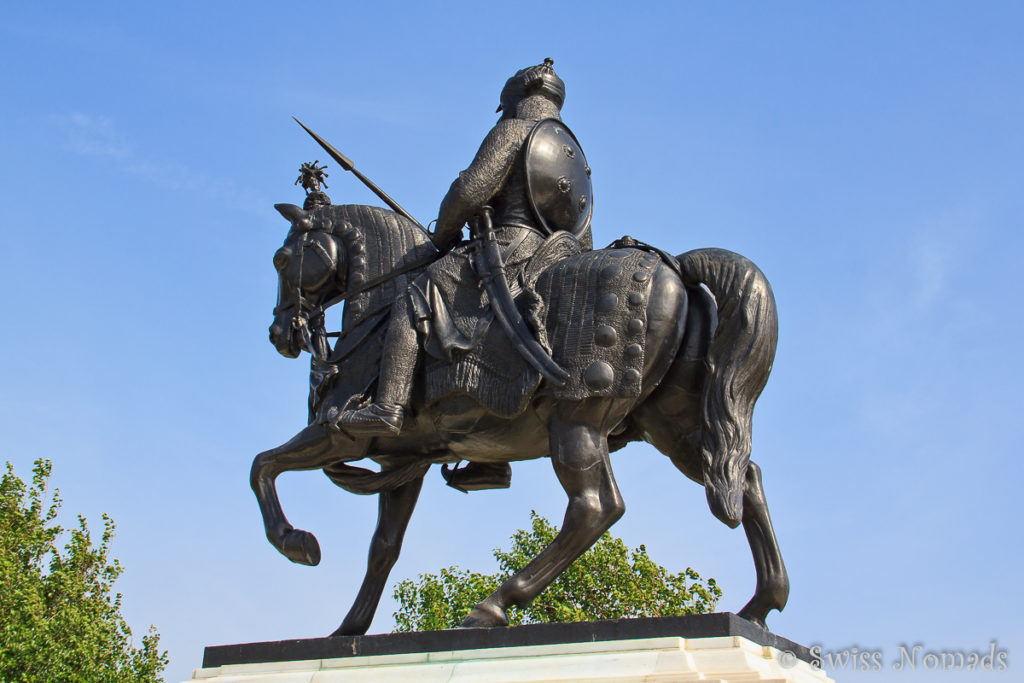 Die Statue von Maharana Pratap in Udaipur