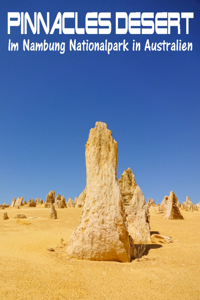 Die Pinnacles Desert im Nambung Nationalpark in Australien