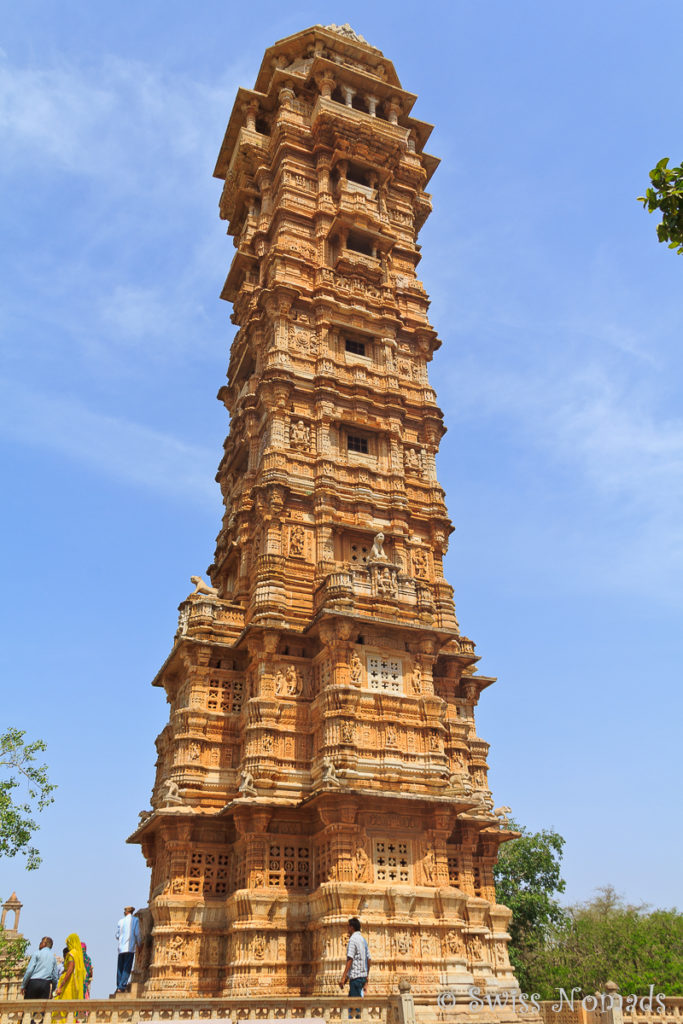 Der eindrückliche Tower of Victory im Chittorgarh Fort