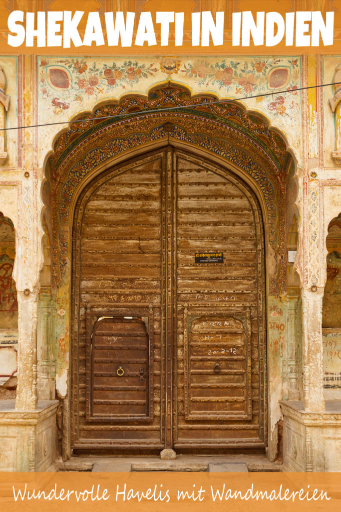 Die Shekawati Region in Rajasthan, Indien ist für die wundervollen Hawelis bekannt