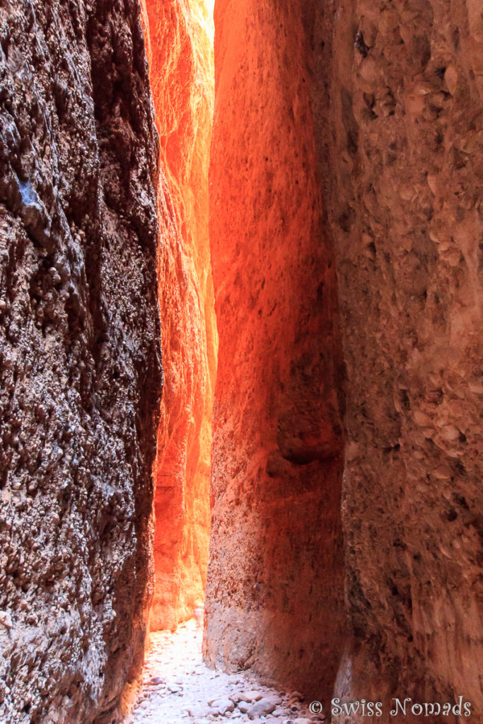 Wunderschöne Lichtspiele im Echidna Chasm im Purnululu Nationalpark