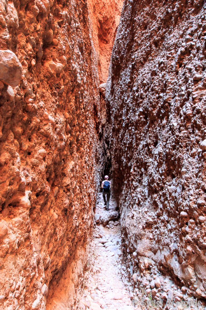 Die Echidna Chasm Wanderung führt immer tiefer in die Schlucht