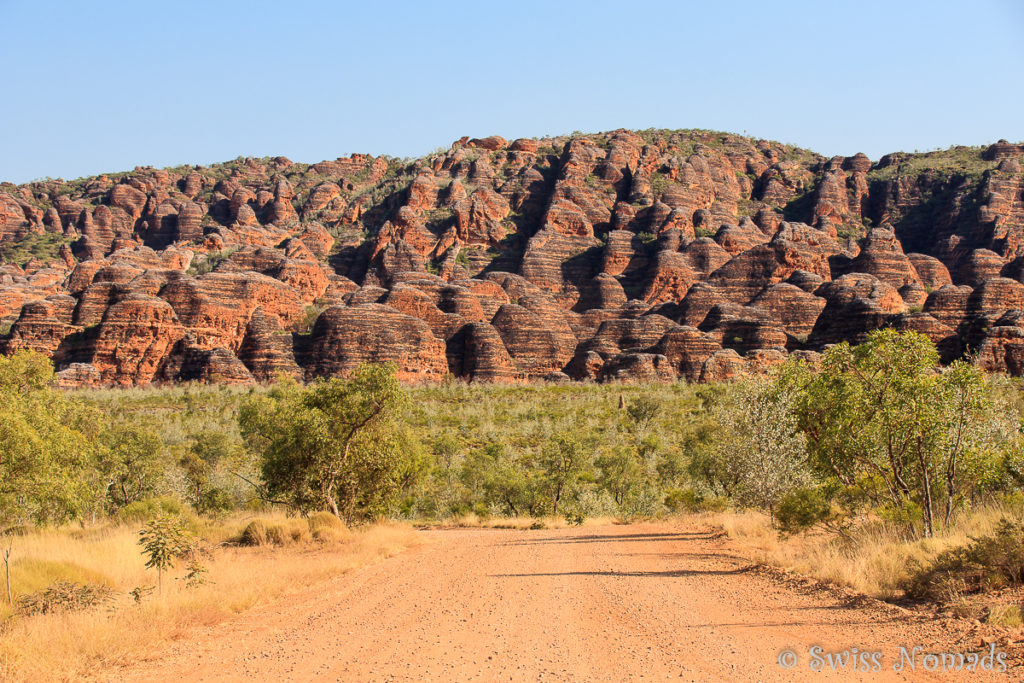 Die Anfahrt zum südlichen Teil des Purnululu Nationalparks