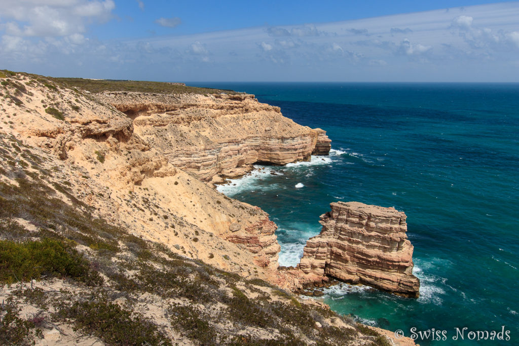 Aussicht auf den Island Rock im Kalbarri Nationalpark