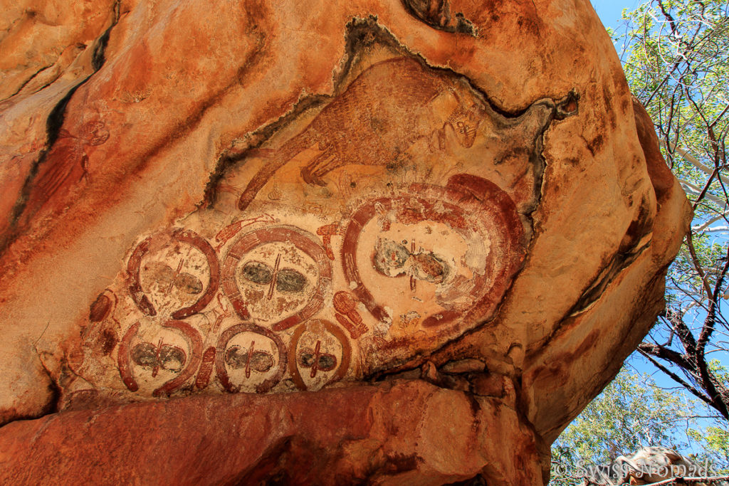 Die Wandjinas gibt es nur entlang der Gibb River Road