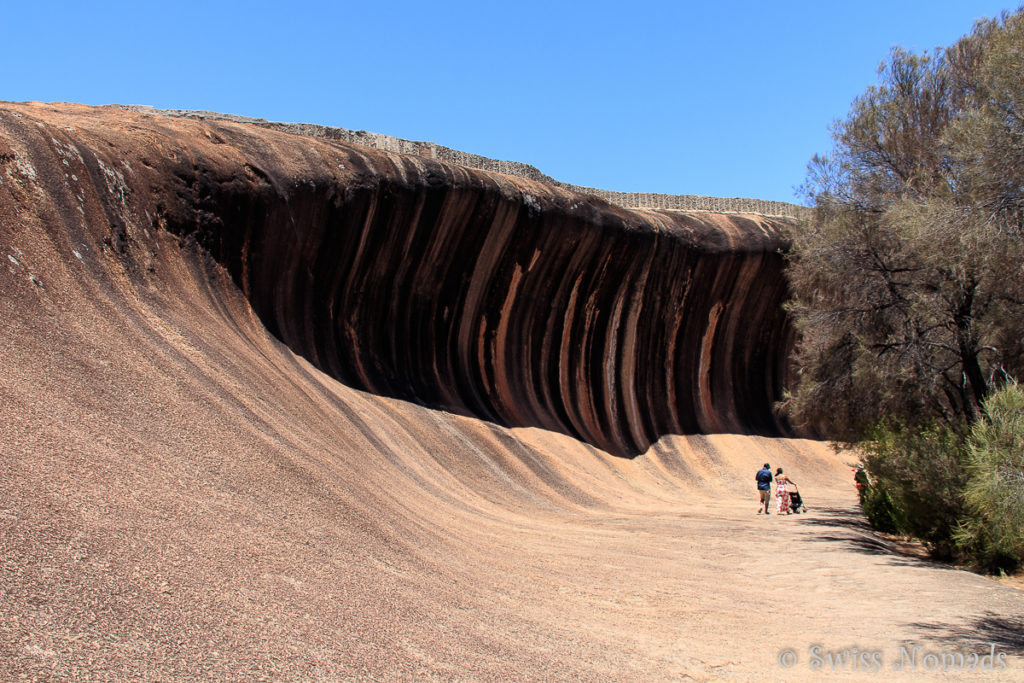 Der Wave Rock bei Hyden in Westaustralien