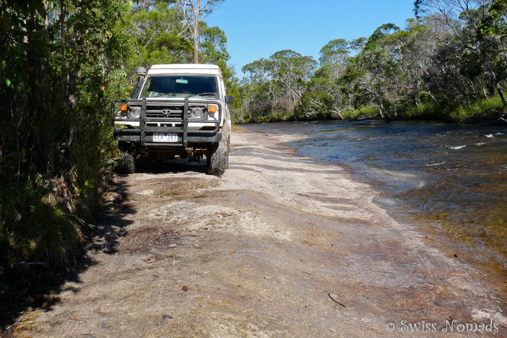 Felsplatte bei der Dalhunty Creek Crossing auf der Cape York Halbinsel