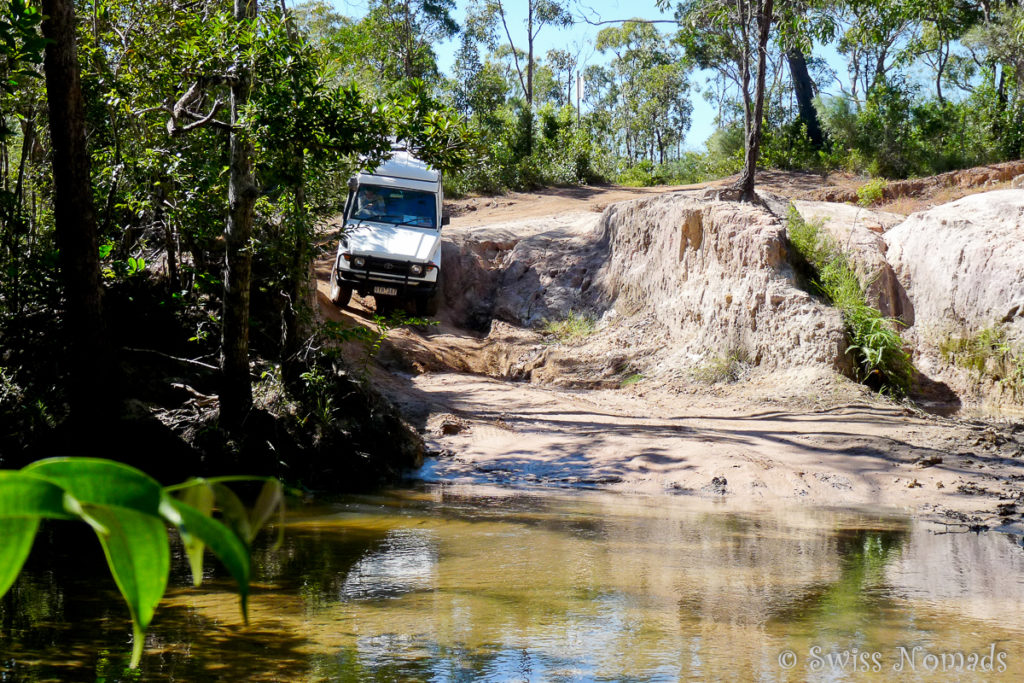 Gunshot Creek Abfahrt beim Oldt Telegrah Track am Cape York