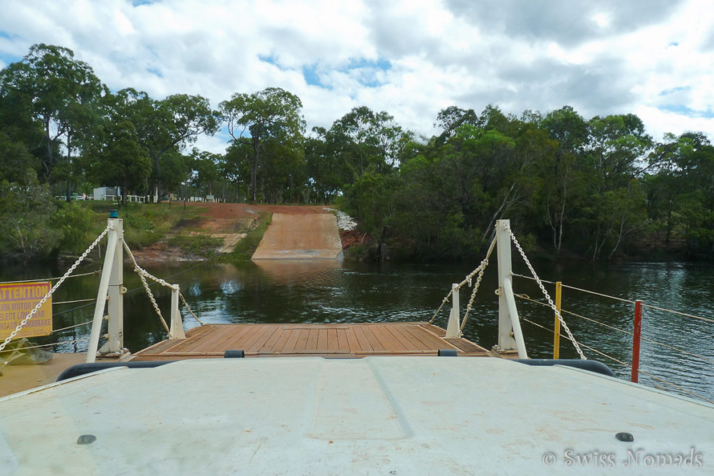 Auf der Jardine River Fähre zum Cape York