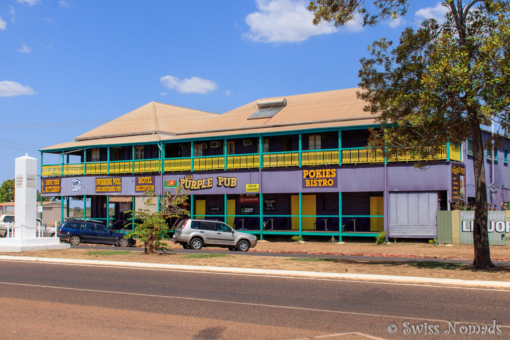 Das Purple Pub in Normanton liegt am Savannah Way