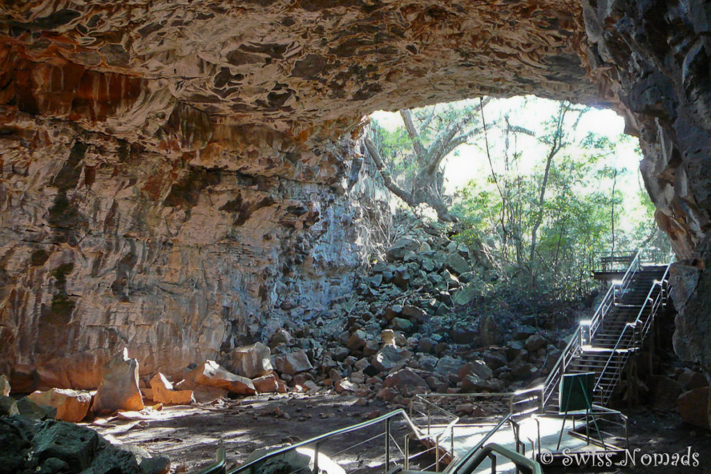 Die riesigen Undara Lava Tubes entlang des Savannah Way