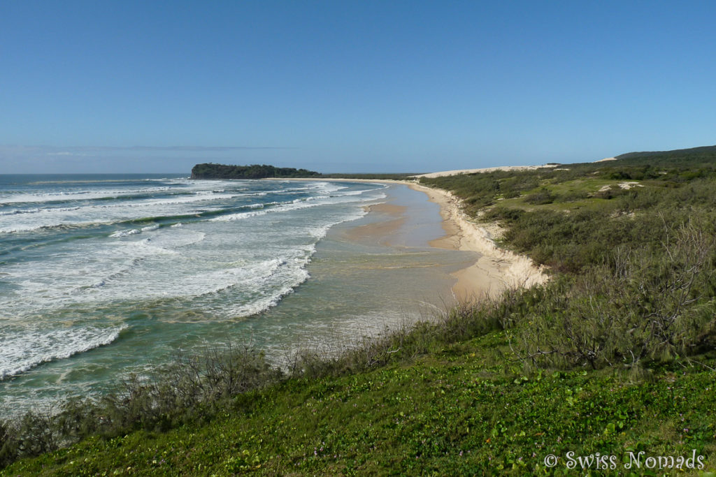 Aussicht vom Champagne Pools Lookout auf Fraser Island