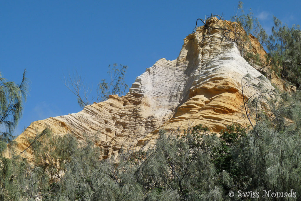 Die Sandsteinformation der Pinnacles auf Fraser Island