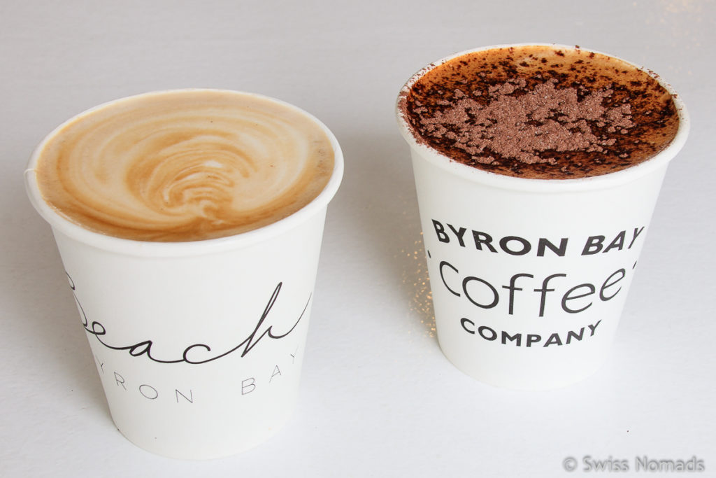 Leckerer Kaffe bei der Byron Bay Coffee Company