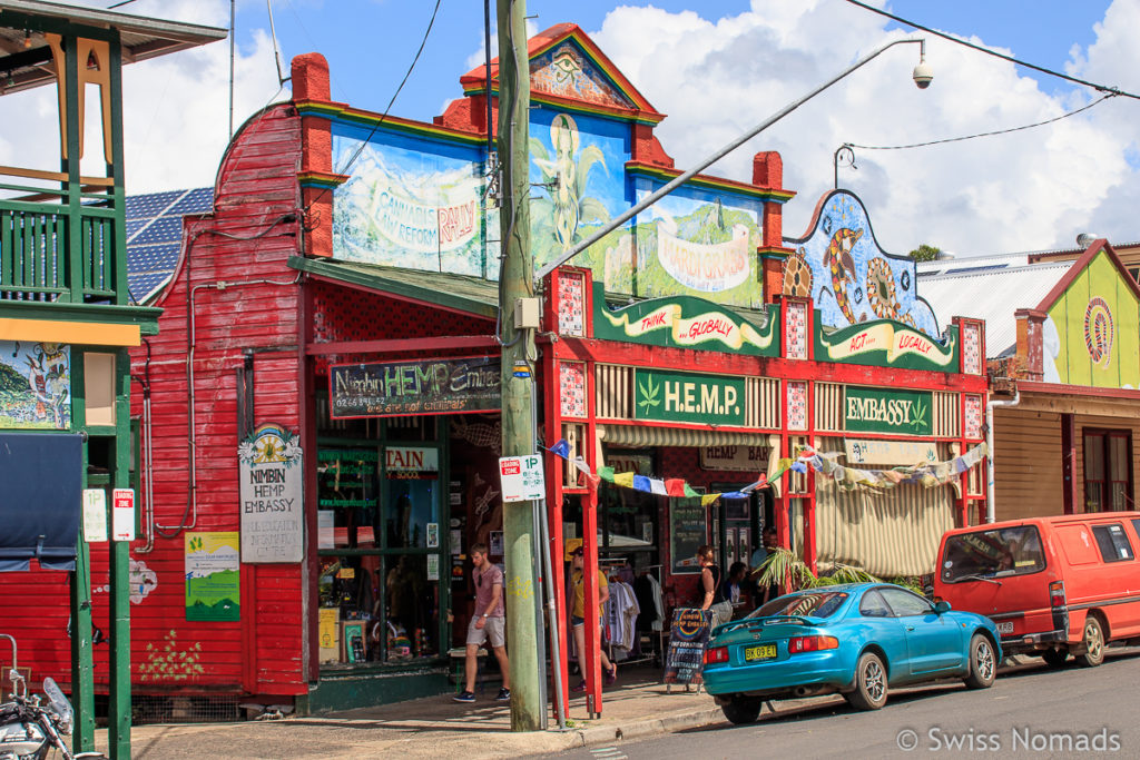 Hanf Shop im Hippie Ort Nimbin