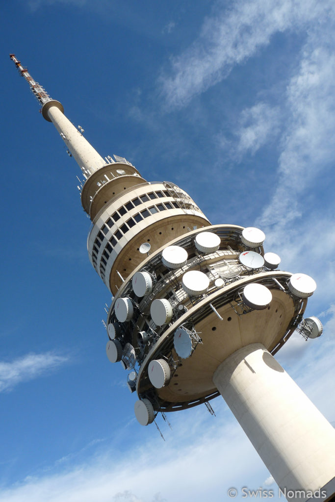 Canberra Sehenswuerdigkeiten Telstra Tower