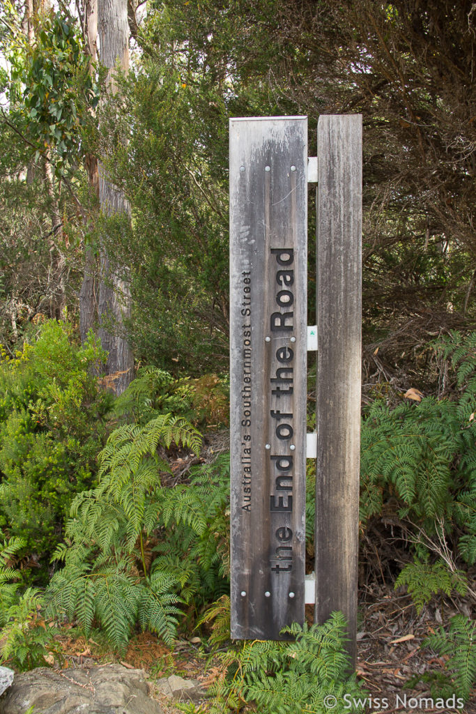 Das südliche Ende bei Cockle Creek auf unserem Tasmanien Roadtrip