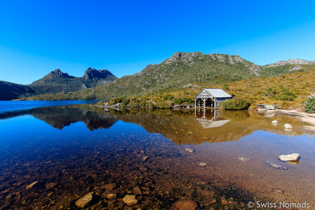 Die schöne Wanderung um den Dove Lake in Tasmanien