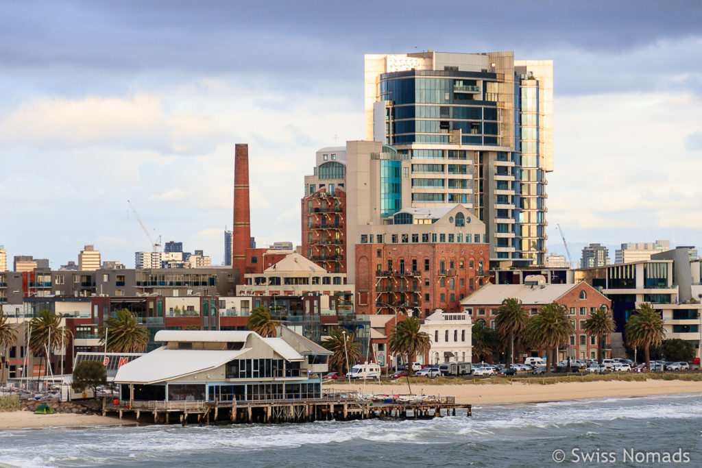 St Kilda Beach von der Fähre Melbourne nach Tasmanien