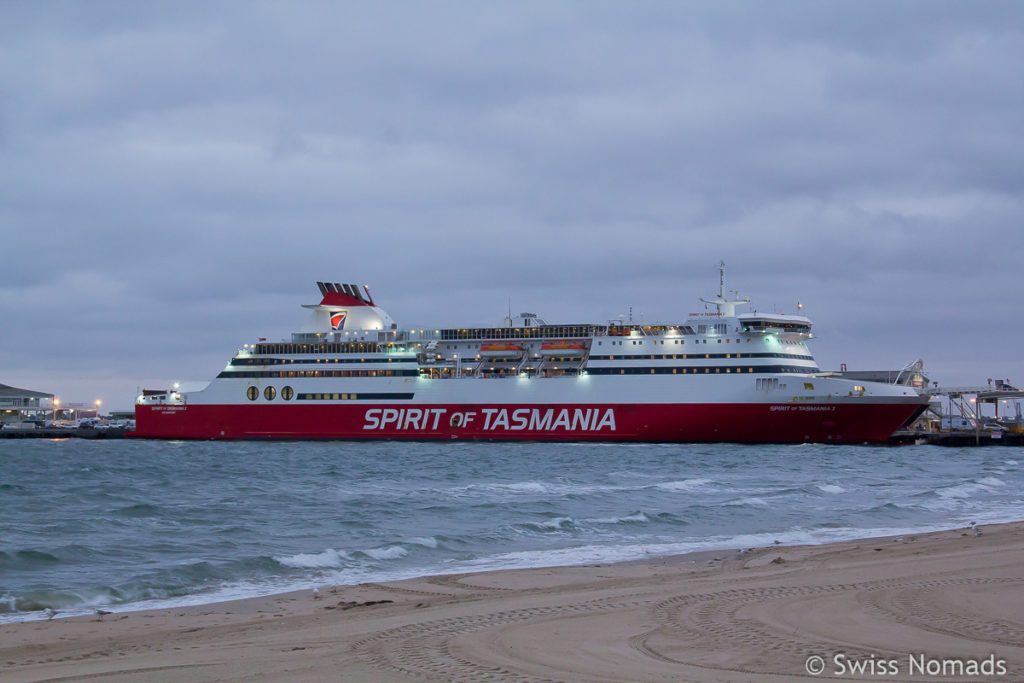 Spirit of Tasmania von Melbourne nach Tasmanien