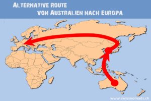 Mehr über den Artikel erfahren Mit dem eigenen Fahrzeug von Australien nach Europa