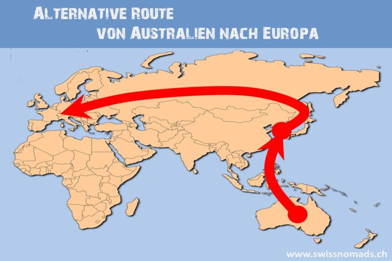 Mit dem eigenen Fahrzeug von Australien nach Europa