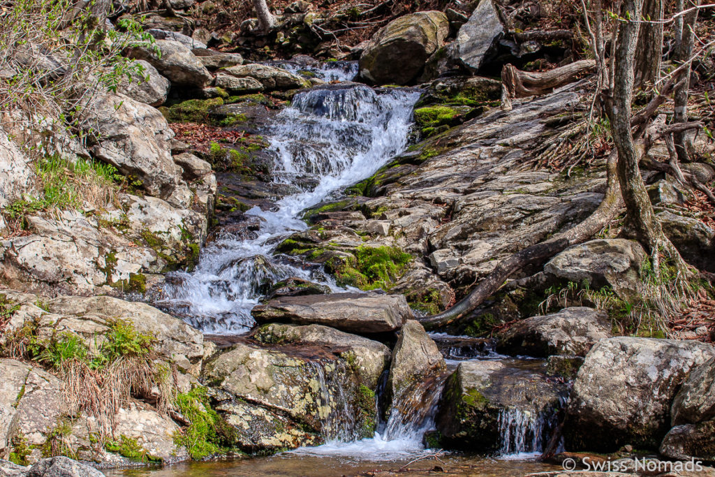 Einer der vielen Bäche im Jirisan Nationalpark in Südkorea