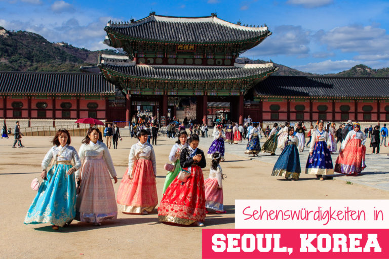 Der Gyeongbokgung Palace ist eine der Top 20 Sehenswürdigkeiten in Seoul Korea