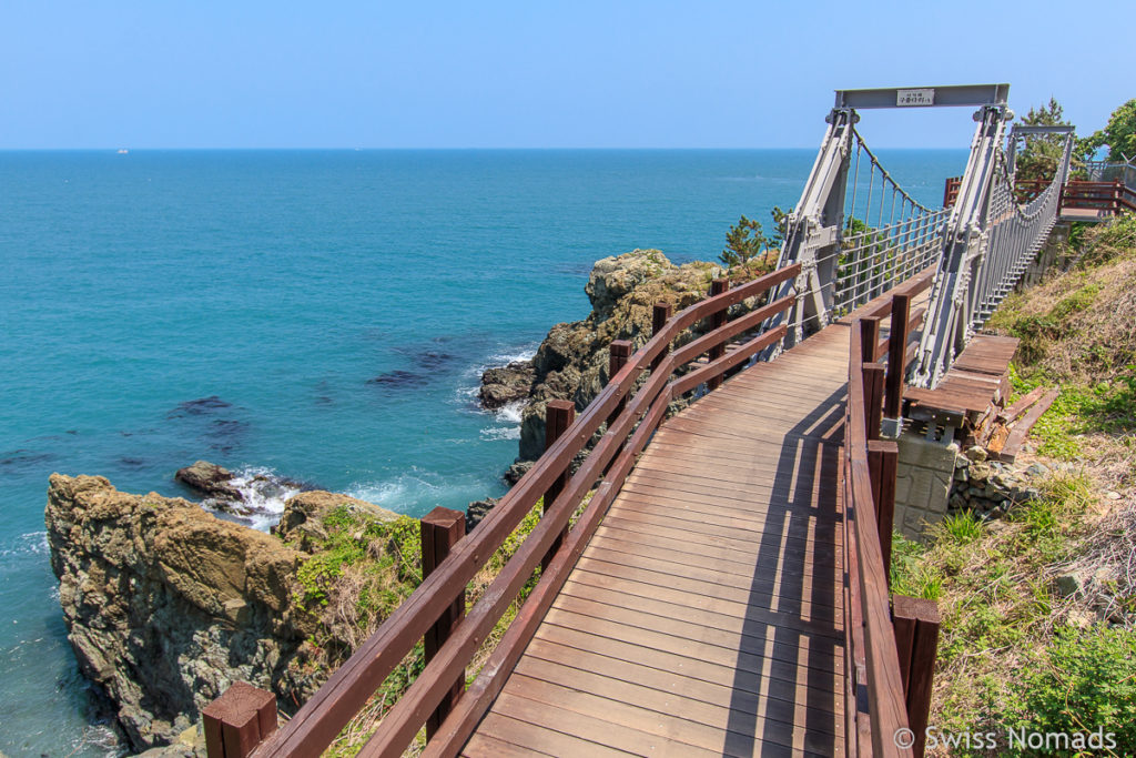 Die Küstenwanderung in Busan ist eine der schönsten Wanderung in Südkorea