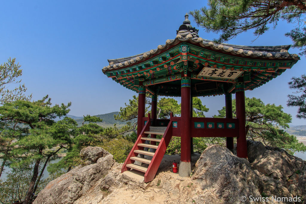 Pavillon der Busosanseong Festung in Buyeo, Südkorea