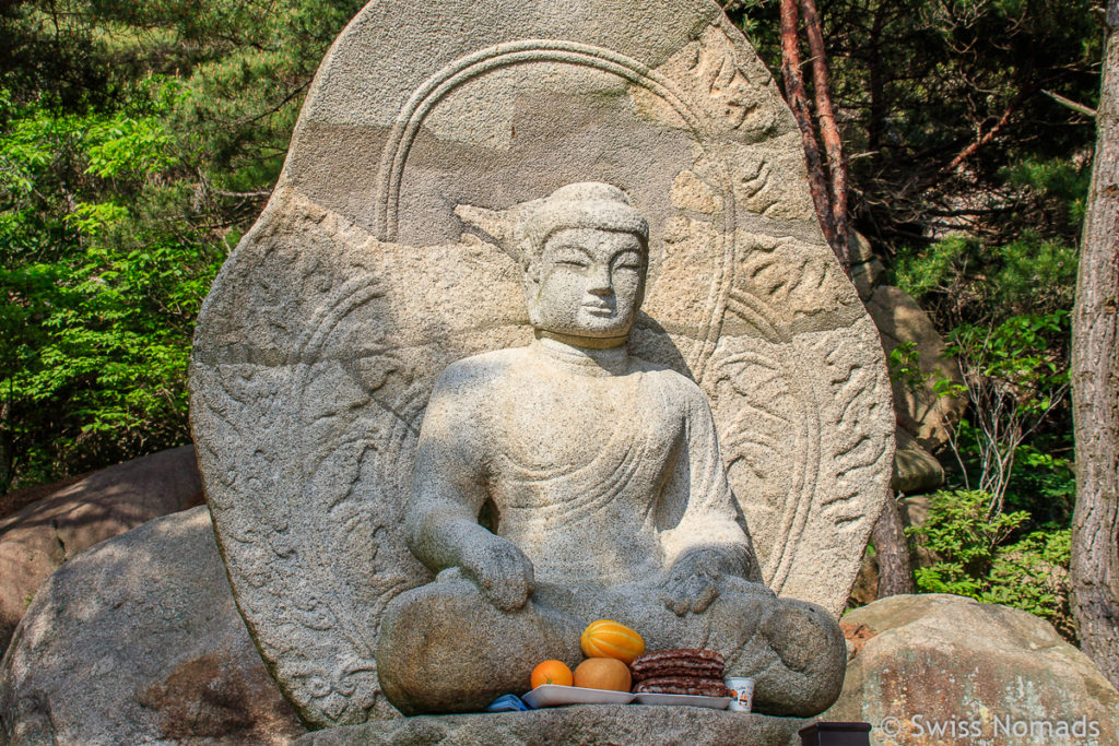 Buddha Statue im Gyeongju Nationalpark