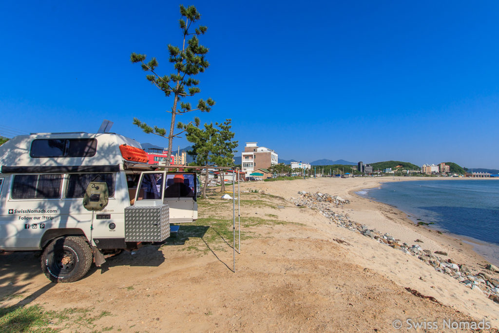 Seorak Beach ist einer der schönsten Strände in Südkorea