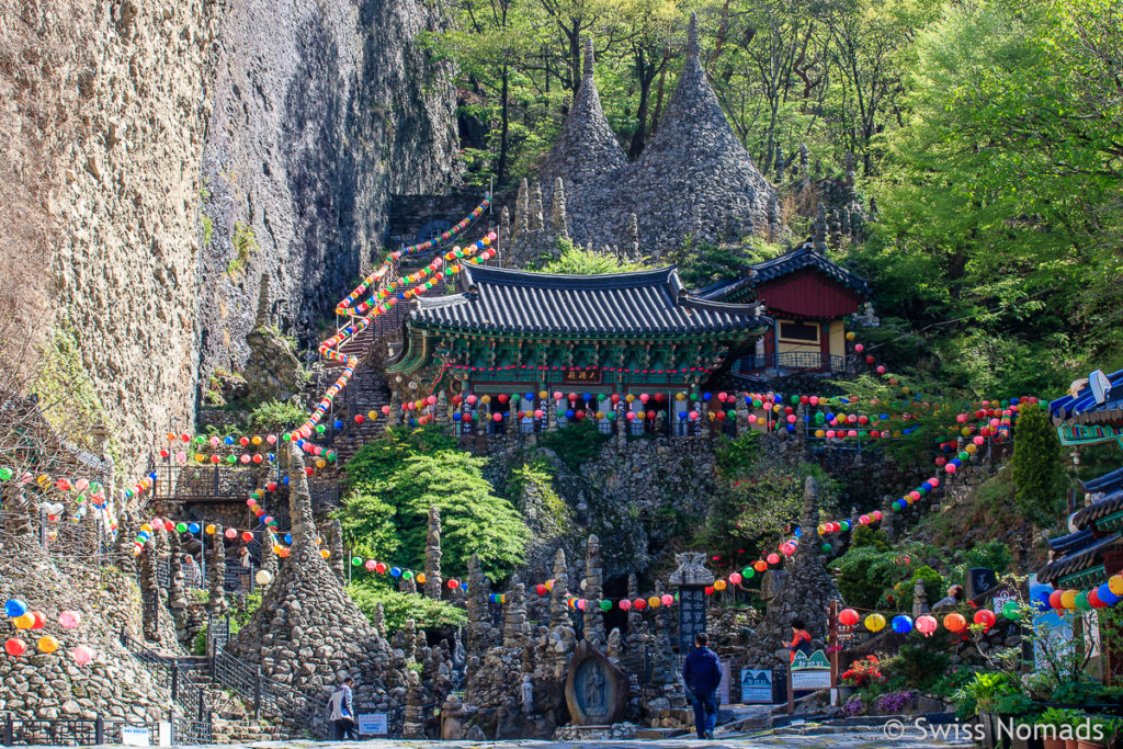 Der Tapsa Tempel im Maisan Provincial Park in Südkorea