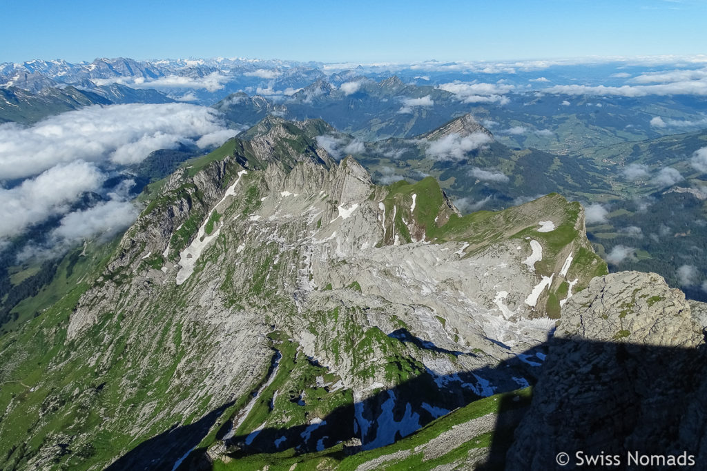 Aussicht vom Berggasthaus Alter Säntis