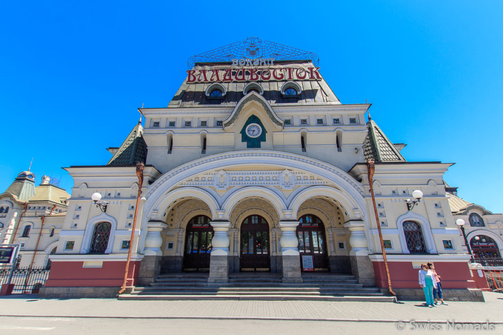 Sehenswürdigkeiten in Wladiwostok Bahnhof