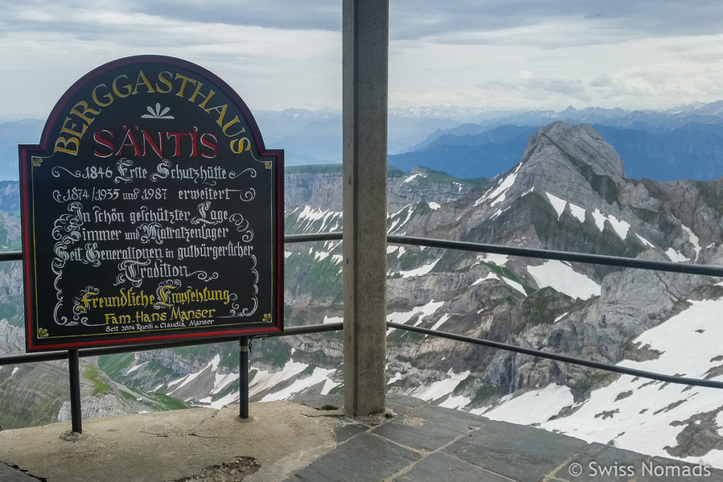 Das Berggasthaus Alter Säntis